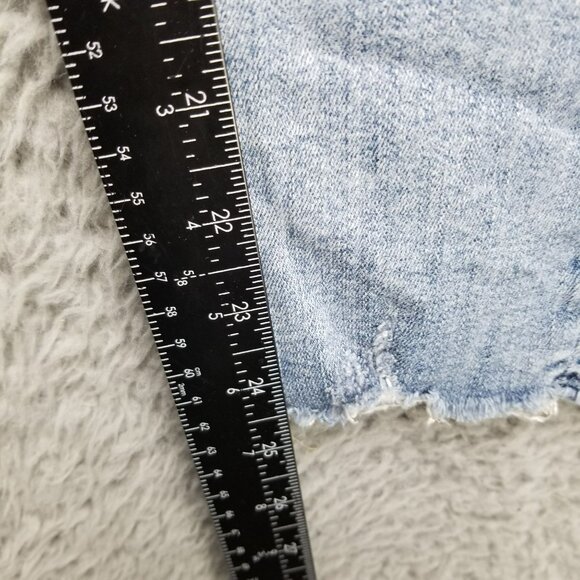 Silver Jeans Womens 31 Calley Skinny Mid Rise 25" Crop Shaping Frayed Hem *Read* - Picture 8 of 16